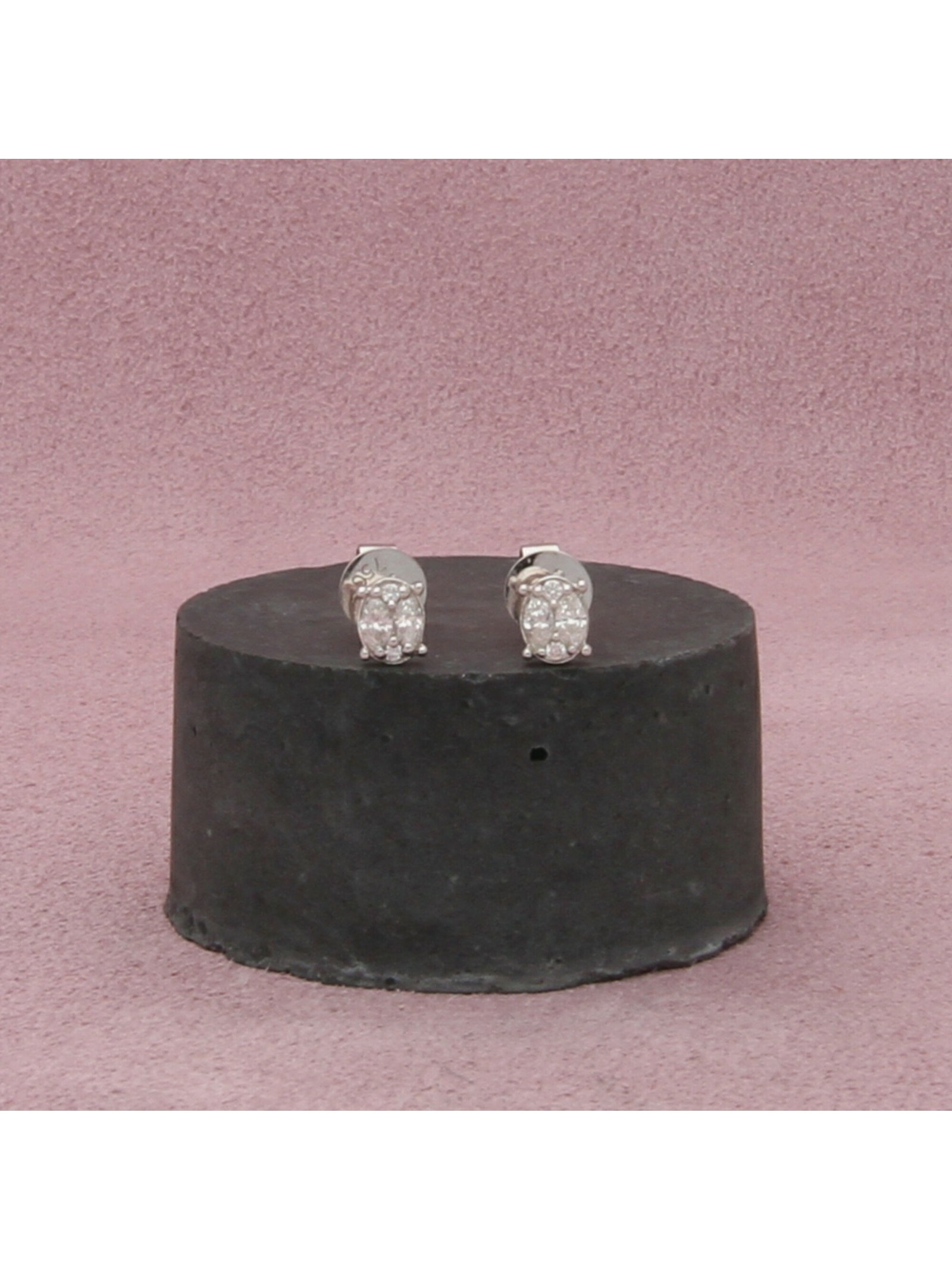 Bony Levy 18k White Gold 023 Ct Diamond Mika Stud Earrings